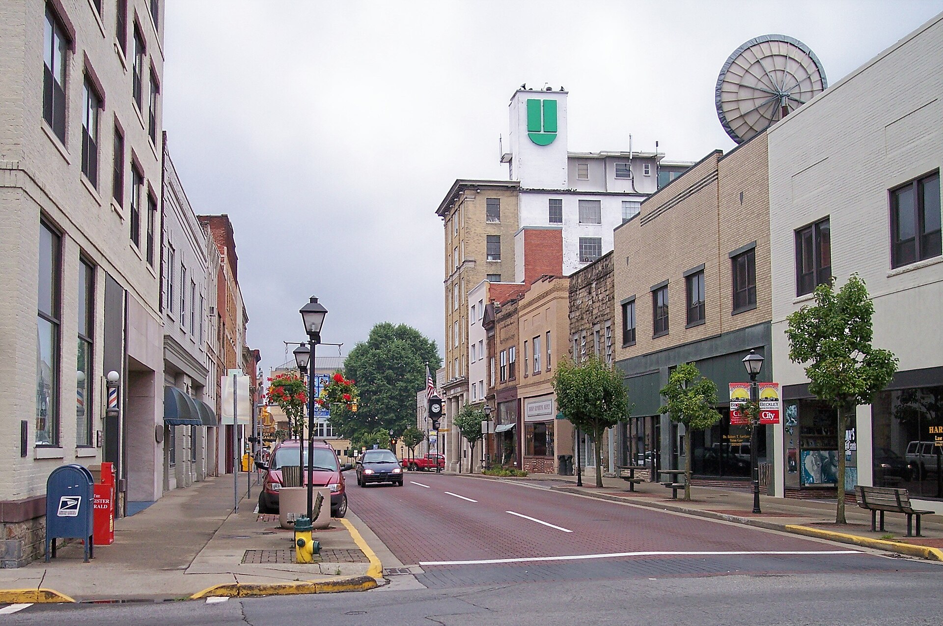 Main Street in downtown Beckley, West Virginia