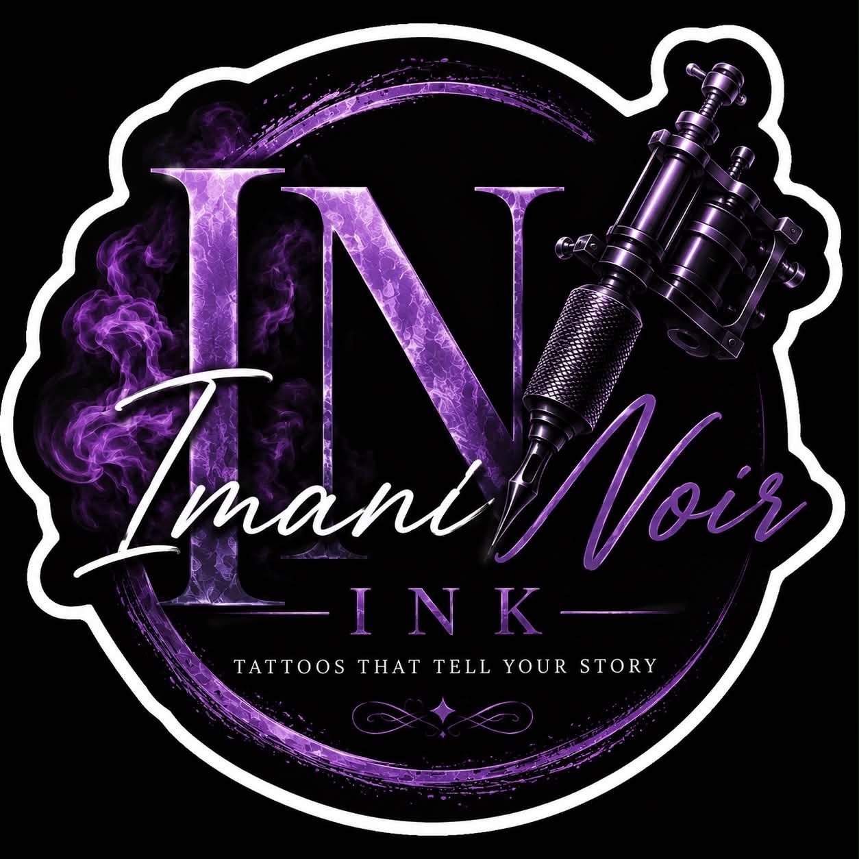 Imani Noir Ink logo, a Beckley WV tattoo studio